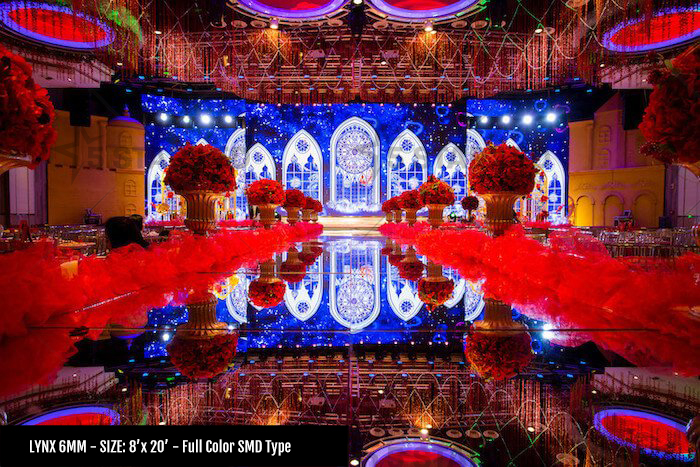Runway backdrop